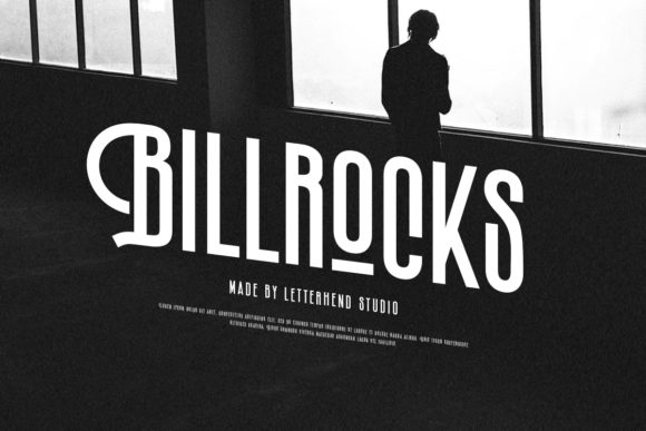 Billrocks: A Magical Display Font with Elegance and Versatility
