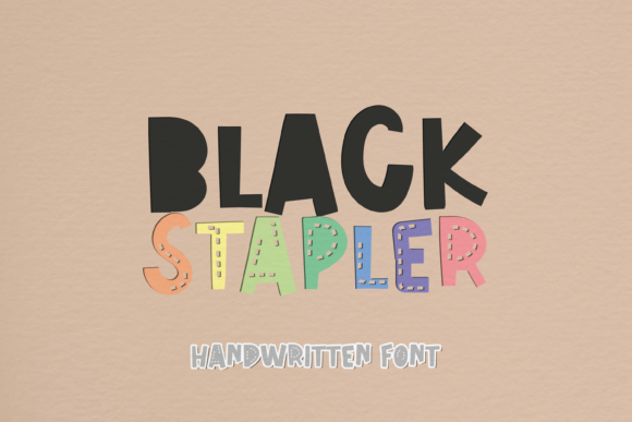 Black Stapler Font