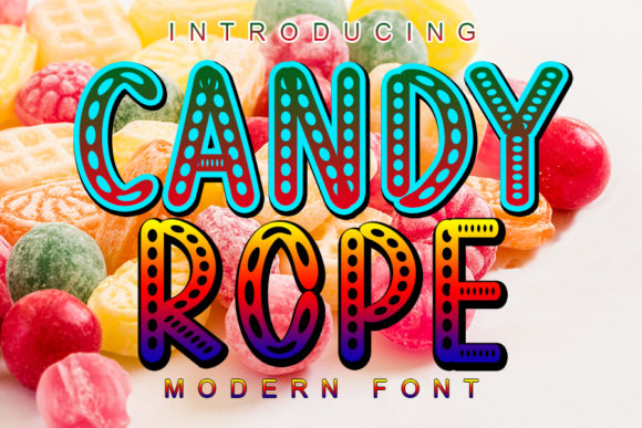Candy Rope: A Joyful Display Font for Creative Expression