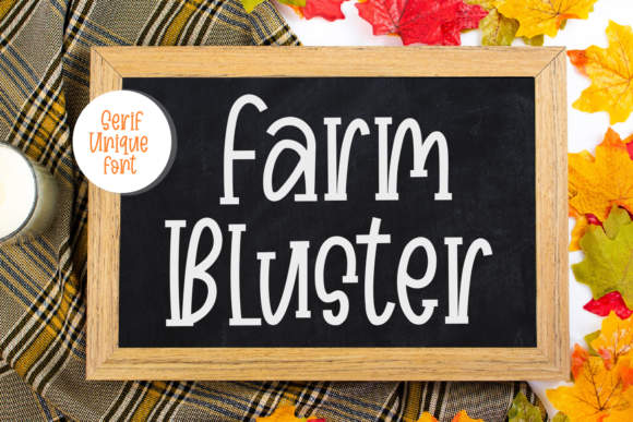Farm Bluster: A Playful Font for Creative Projects