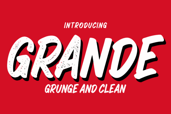 Grande: A Bold and Chunky Display Font That Elevates Your Design