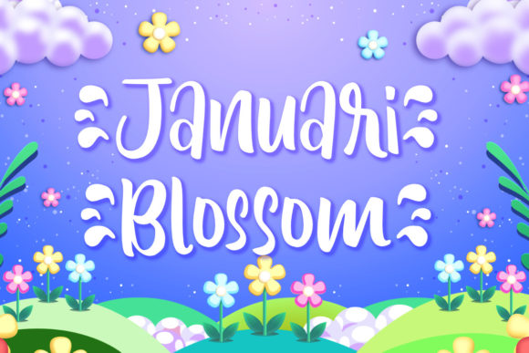 Januari Blossom: A Sweet Display Font for Creative Projects