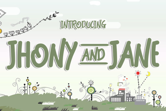 Jhony and Jane: A Bold and Attractive Display Font for Creative Professionals