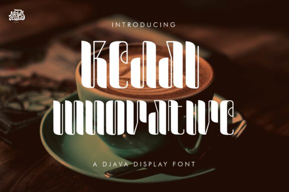 Kedai Innovative: A Unique Display Font for Creative Expression