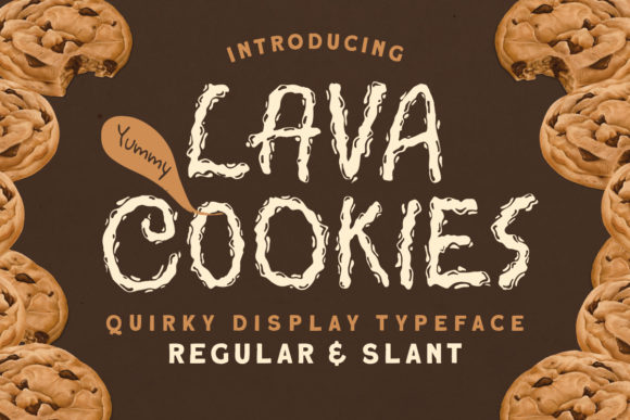 Lava Cookies: A Unique and Versatile Display Font