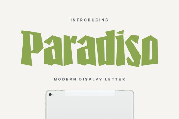 Paradiso Font: A Bold Choice for Modern Design