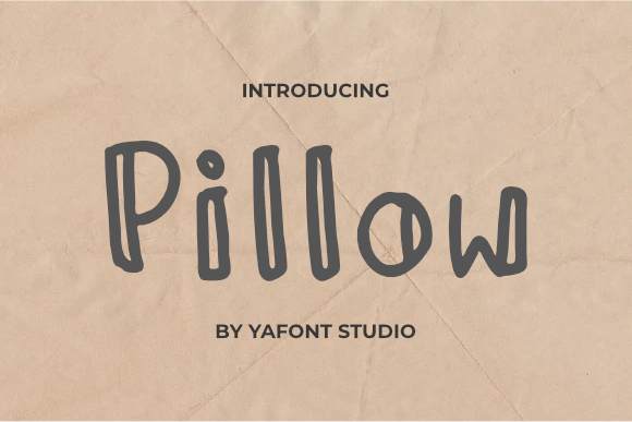 Pillow: A Versatile Display Font for Creative Projects