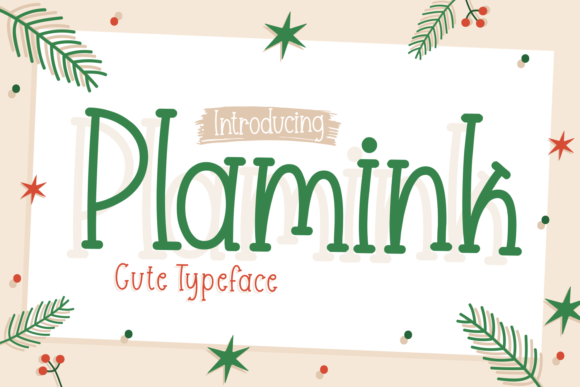 Plamink: A Playful and Quirky Display Font for Creative Projects