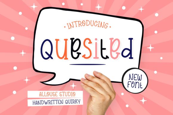 Quesited: A Font That Adds Joy to Your Design