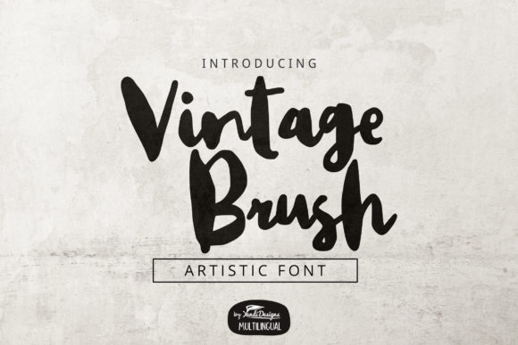 Vintage Brush: A Timeless Font for Modern Creativity